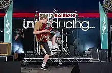 Gaffa Tape Sandy performing live on the BBC Music Introducing Stage at Glastonbury Festival - June 2017