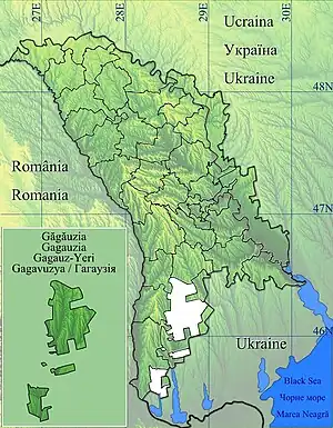 Gaidar is located in Găgăuzia