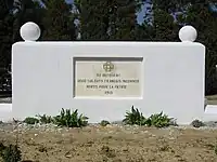 Ossuary at the Gallipoli battlefield, containing the remains of 3000 unidentified French soldiers who died in 1915