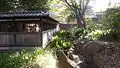 Japanese style garden annex, garden moat.