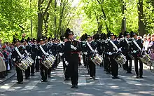 The HMKG band in Oslo.