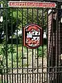 The coat of arms as shown on the entrance gate to Cripplegate Park