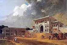 Gates of the Palace at Lucknow by W. Daniell, 1801.