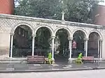 Gateway to The Church of St James the Great in Morpeth