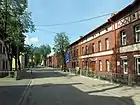 Renovated old houses at Starowiejska Street