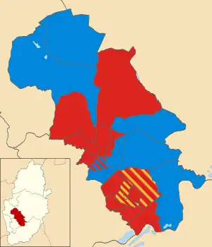 2011 results map