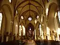 Interior of the parish church