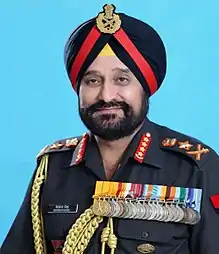 Bikram Singh PVSM, UYSM, AVSM, SM, VSM, ADC