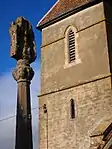 Churchyard Cross, 5m south of porch, Church of St Mary