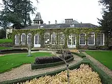 The orangery approximately 20 metres south west of Goldney House