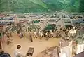 The POW camp miniature in Diorama Exhibition