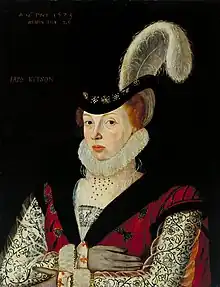 Portrait of Lady Kitson by George Gower, 1573