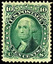 George Washington10 cent USA 1861