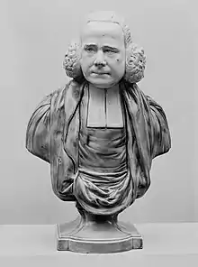 Bust of the Methodist preacher George Whitefield (d. 1770), c. 1790, 12 1/2 in. (31.8 cm)