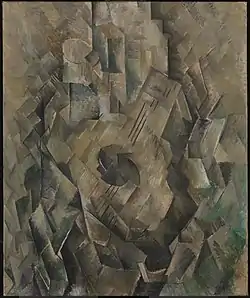 Georges Braque, 1909–10, La guitare (Mandora, La Mandore), oil on canvas, 71.1 x 55.9 cm, Tate Modern, London