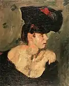 Portrait of a lady in a hat, 1908