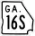 State Route 16S marker