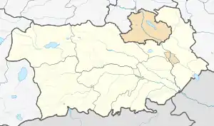 Akhkerpi is located in Kvemo Kartli