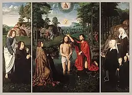 Gerard David – The Baptism of Christ, c. 1505