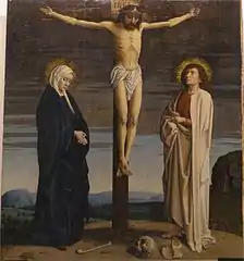 The Crucifixion by Gerard David (about 1460 - 1523), Galleria di Palazzo Bianco, Genoa