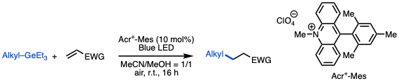 Giese-type alkylation with organogermanes