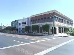 Gilbert's Heritage Court as viewed from Gilbert Road