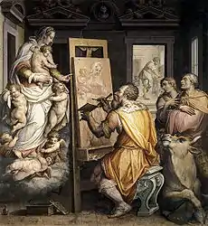 Same theme by Giorgio Vasari.