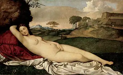 Giorgione, Sleeping Venus Gemäldegalerie Alte Meister