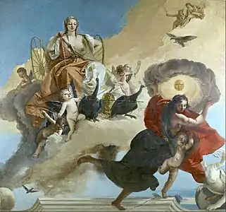 Juno and Luna by Giovanni Battista Tiepolo (1735–1745)