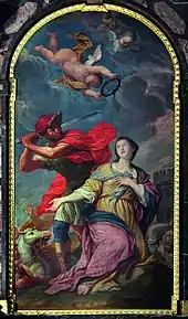 The beheading of St. Barbara (1721 - 1723)