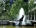 Gladstone's The Three Graces, fountain & sculpture, 1972, Macdonald Block (Ontario Government Buildings) 900 Bay Street, Toronto