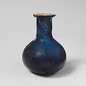 Roman perfume bottle; 1st century AD; glass; 5.2 x 3.8 cm; Metropolitan Museum of Art