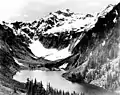 Goat Lake and Cadet Peak, with Foggy Peak upper right corner