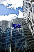 Gonda Building with Mayo Clinic flag