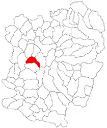 Location in Caraș-Severin County