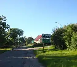 Entrance to village