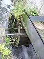 Mill wheel of the Gotegemmolen at Mere