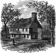 Governor William Coddington House, a stone ender in Newport built in 1640–1641, was demolished in 1835.