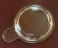 Glass Grab-it lid, 5+1⁄2 inches (140 mm) in diameter (not counting handle)