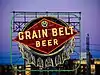 Grain Belt Beer Sign