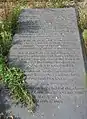 Victims' grave in Llanfaes churchyard