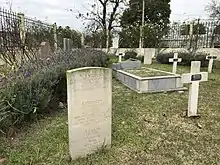 Graves at The British Cemetery