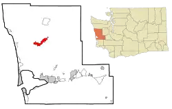 Location of Humptulips, Washington