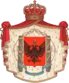 Royal coat of arms of Italian protectorate of Albania (1939–1943)