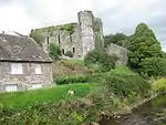 Remains of the Great Hall of Brecon Castle