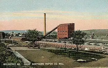 Great Northern Paper Company Mill in Millinocket (1907)