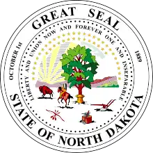 Official seal of North Dakota