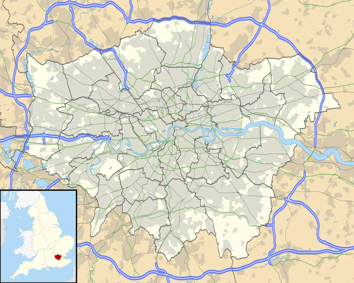 1933–34 Football League is located in Greater London