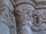 Green Man in the presbytery of St. Magnus Cathedral, Kirkwall, Orkney, ca. twelfth-thirteenth centuries, Norman and Romanesque.