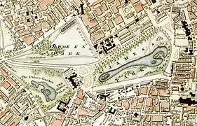 Green Park and St. James's Park c.1833